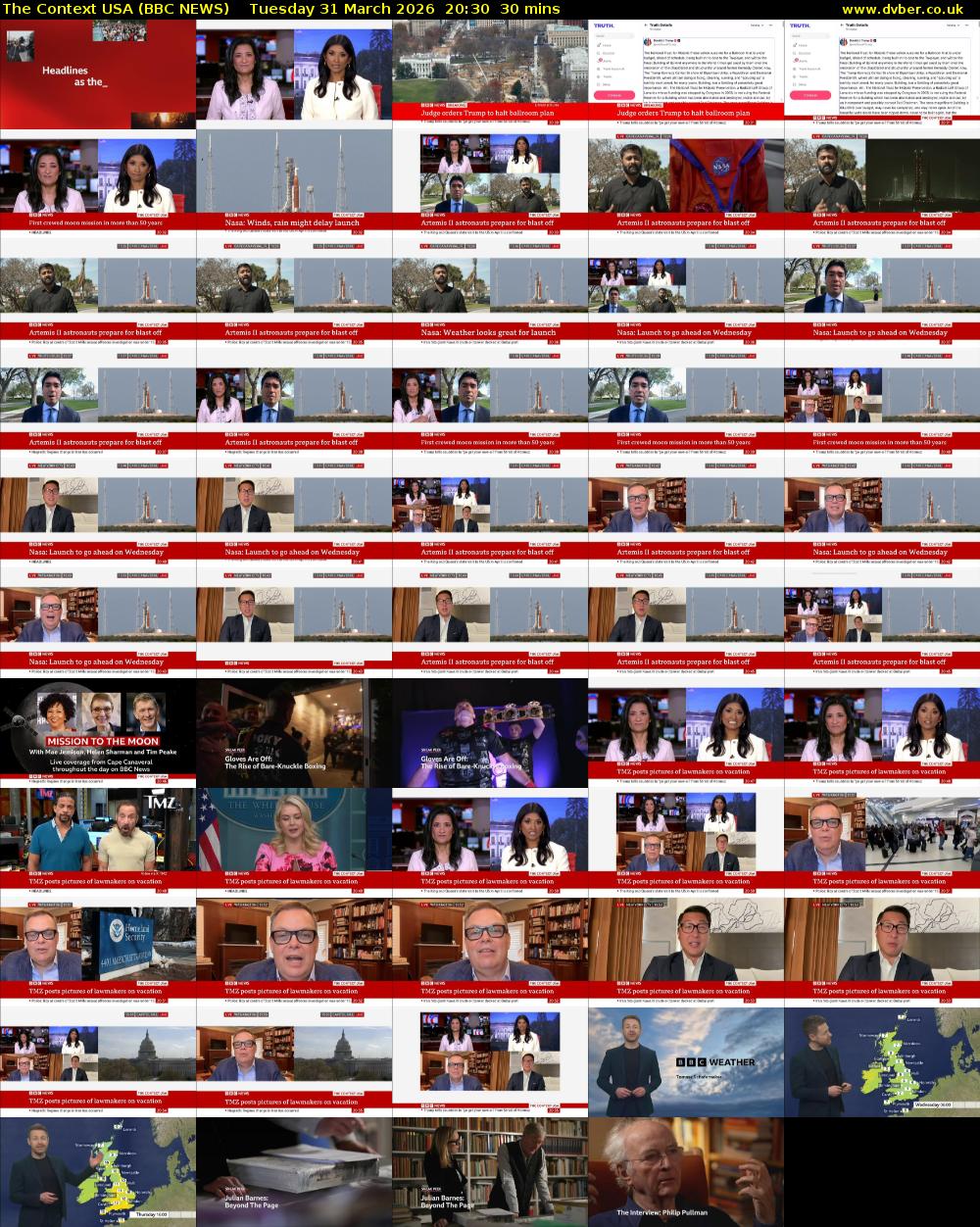The Context USA (BBC NEWS) Tuesday 31 March 2026 20:30 - 21:00