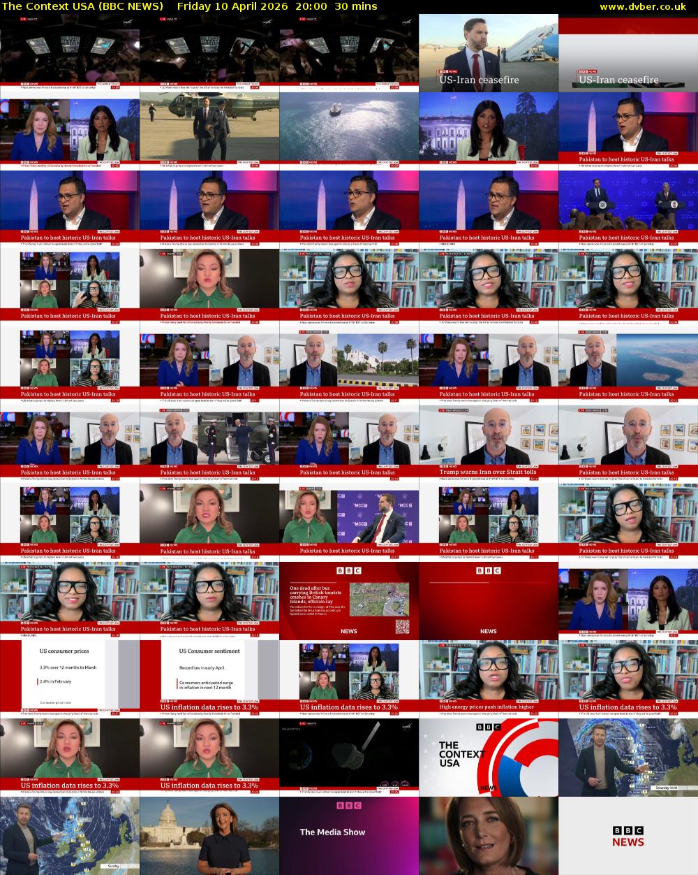 The Context USA (BBC NEWS) Friday 10 April 2026 20:00 - 20:30