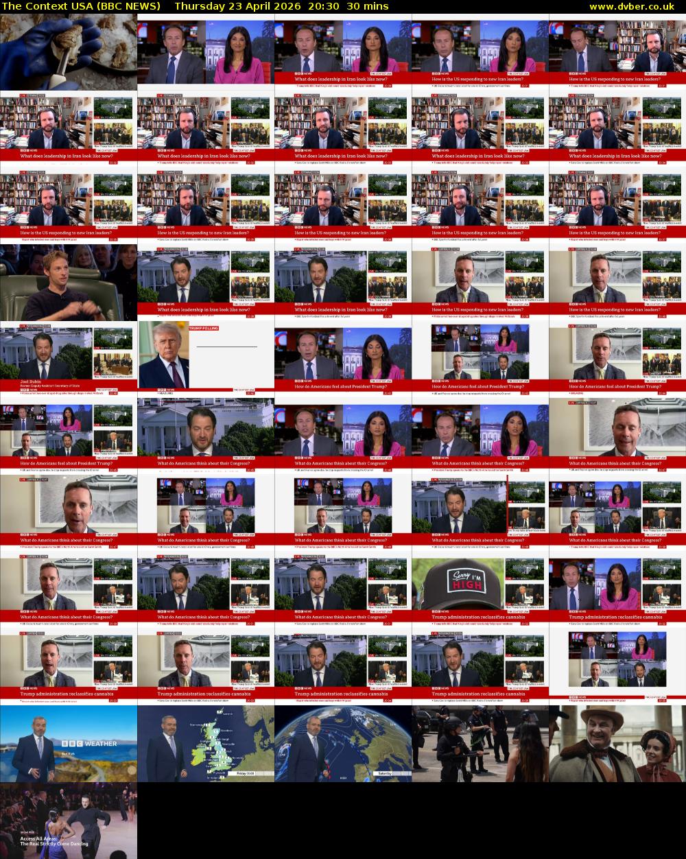 The Context USA (BBC NEWS) Thursday 23 April 2026 20:30 - 21:00