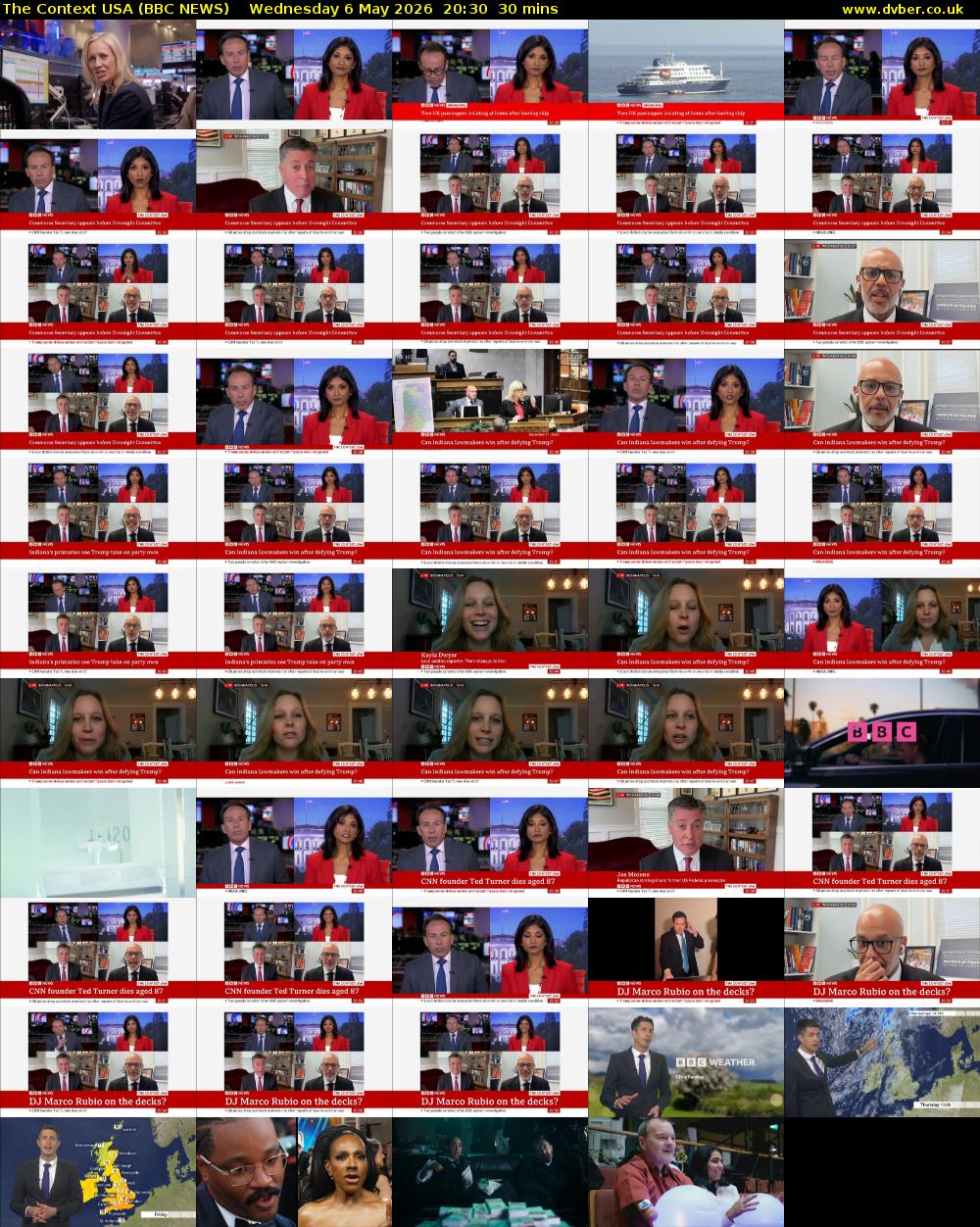 The Context USA (BBC NEWS) Wednesday 6 May 2026 20:30 - 21:00