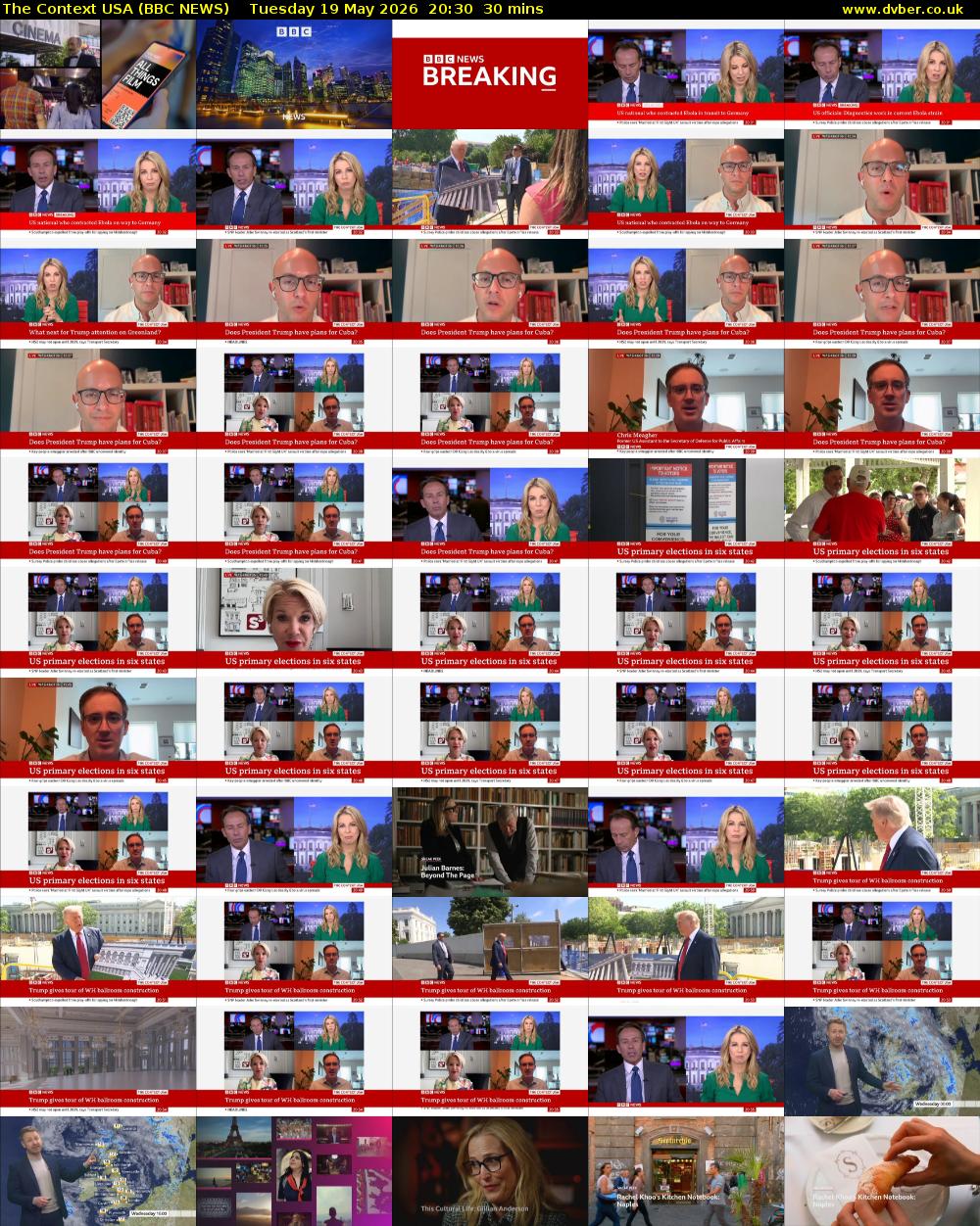The Context USA (BBC NEWS) Tuesday 19 May 2026 20:30 - 21:00