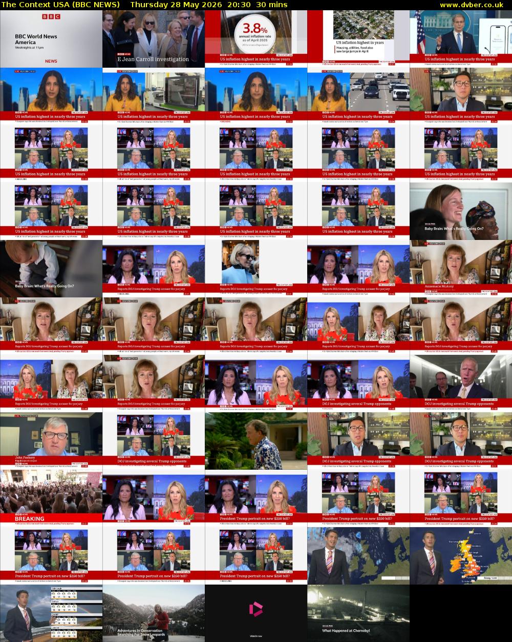 The Context USA (BBC NEWS) Thursday 28 May 2026 20:30 - 21:00
