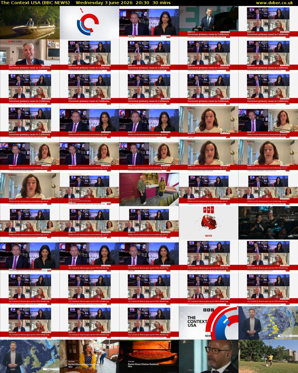 The Context USA (BBC NEWS) Wednesday 3 June 2026 20:30 - 21:00