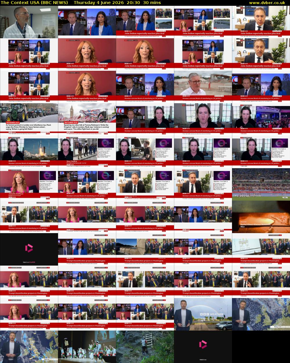 The Context USA (BBC NEWS) Thursday 4 June 2026 20:30 - 21:00