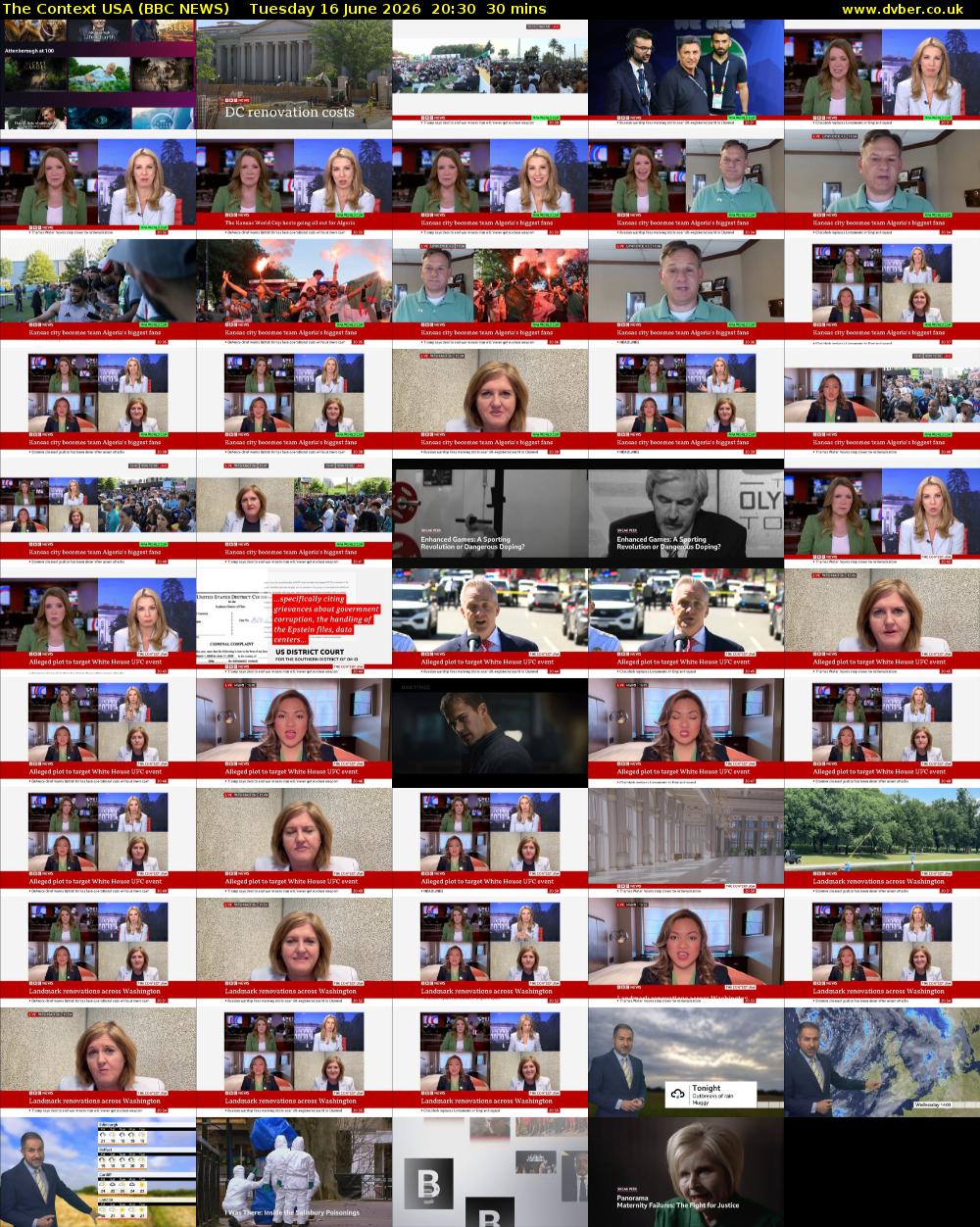 The Context USA (BBC NEWS) Tuesday 16 June 2026 20:30 - 21:00