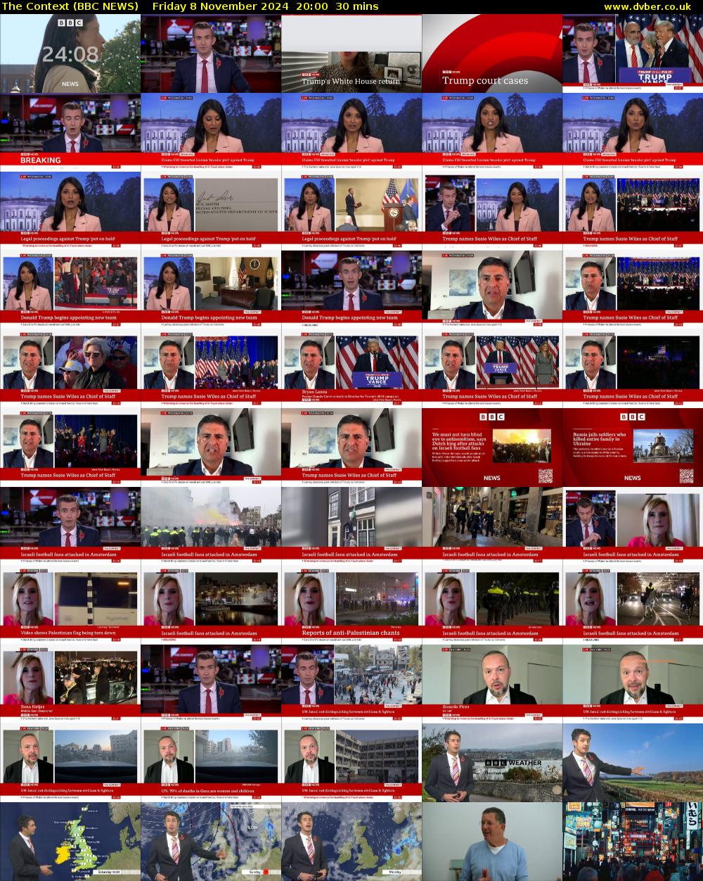 The Context (BBC NEWS) Friday 8 November 2024 20:00 - 20:30