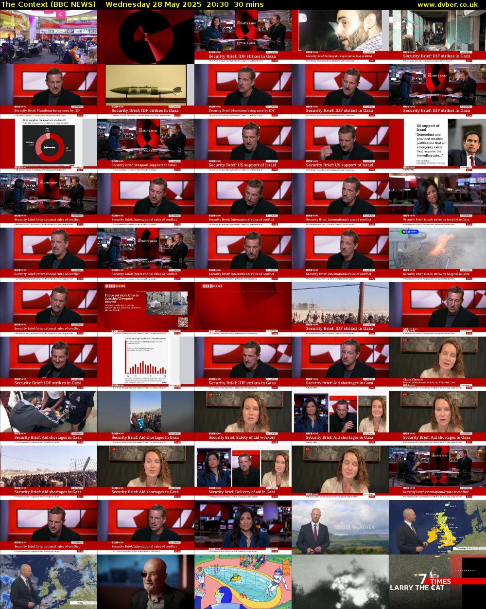 The Context (BBC NEWS) Wednesday 28 May 2025 20:30 - 21:00