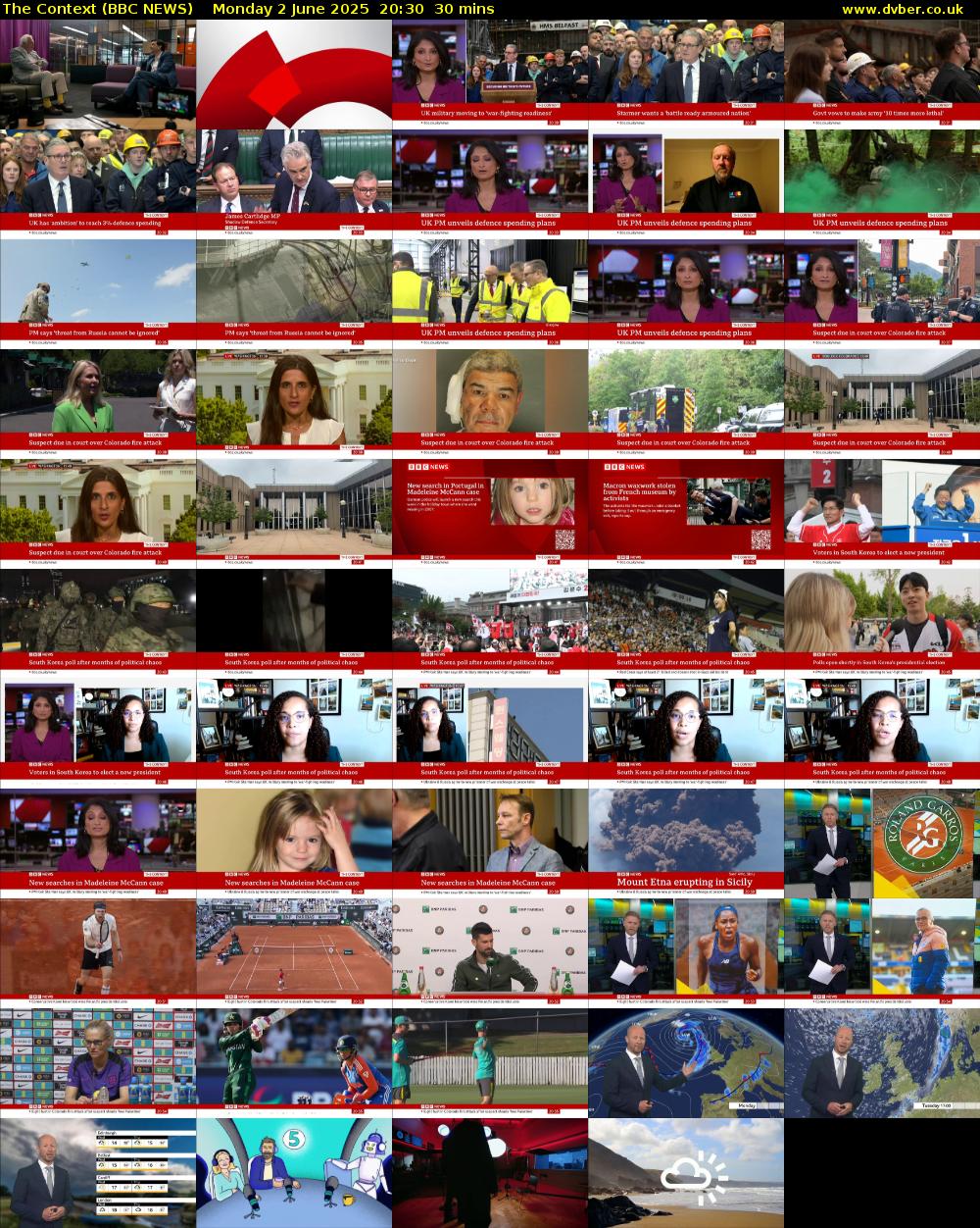 The Context (BBC NEWS) Monday 2 June 2025 20:30 - 21:00