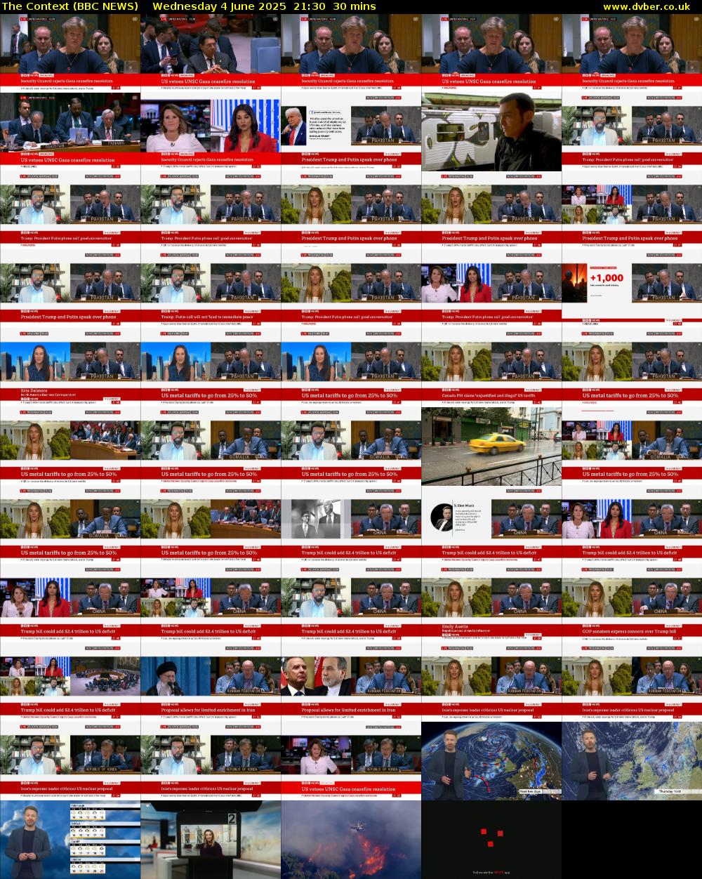 The Context (BBC NEWS) Wednesday 4 June 2025 21:30 - 22:00