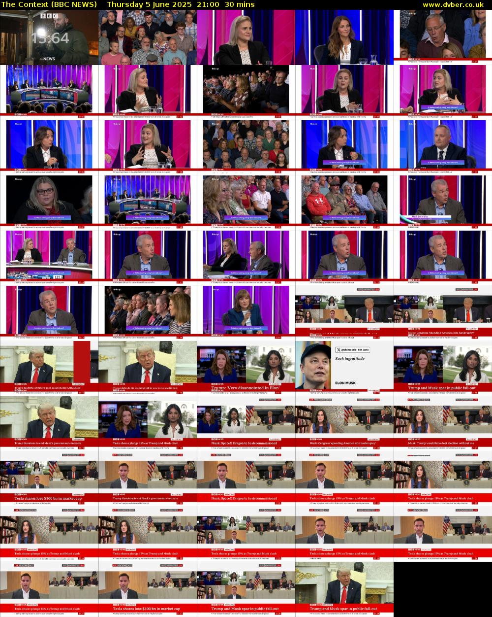 The Context (BBC NEWS) Thursday 5 June 2025 21:00 - 21:30
