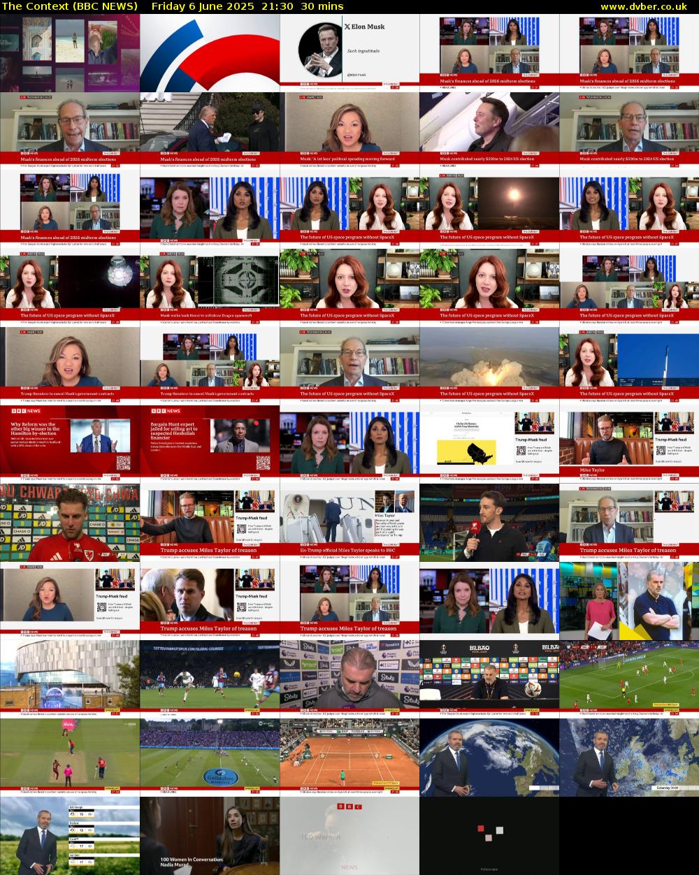 The Context (BBC NEWS) Friday 6 June 2025 21:30 - 22:00