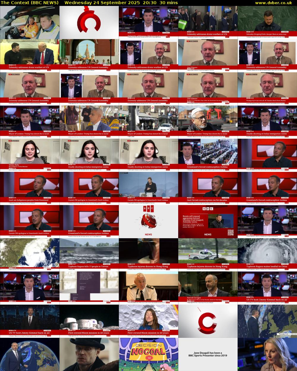 The Context (BBC NEWS) Wednesday 24 September 2025 20:30 - 21:00