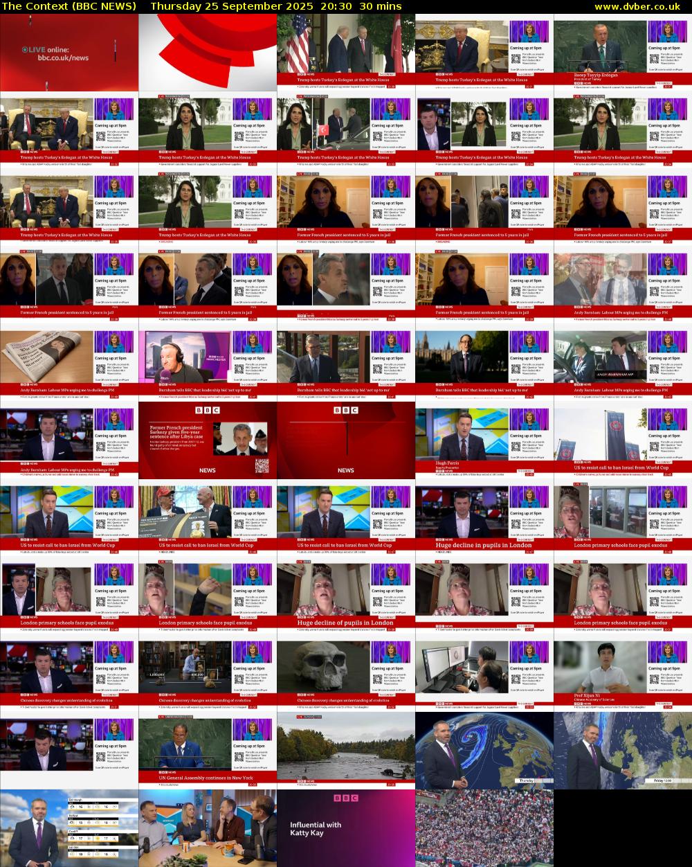 The Context (BBC NEWS) Thursday 25 September 2025 20:30 - 21:00