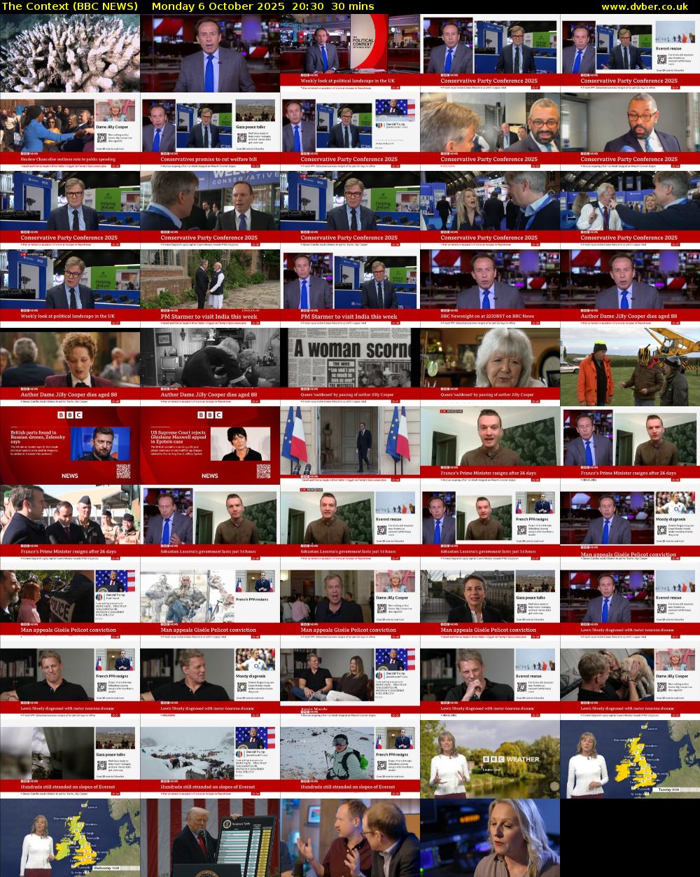 The Context (BBC NEWS) Monday 6 October 2025 20:30 - 21:00