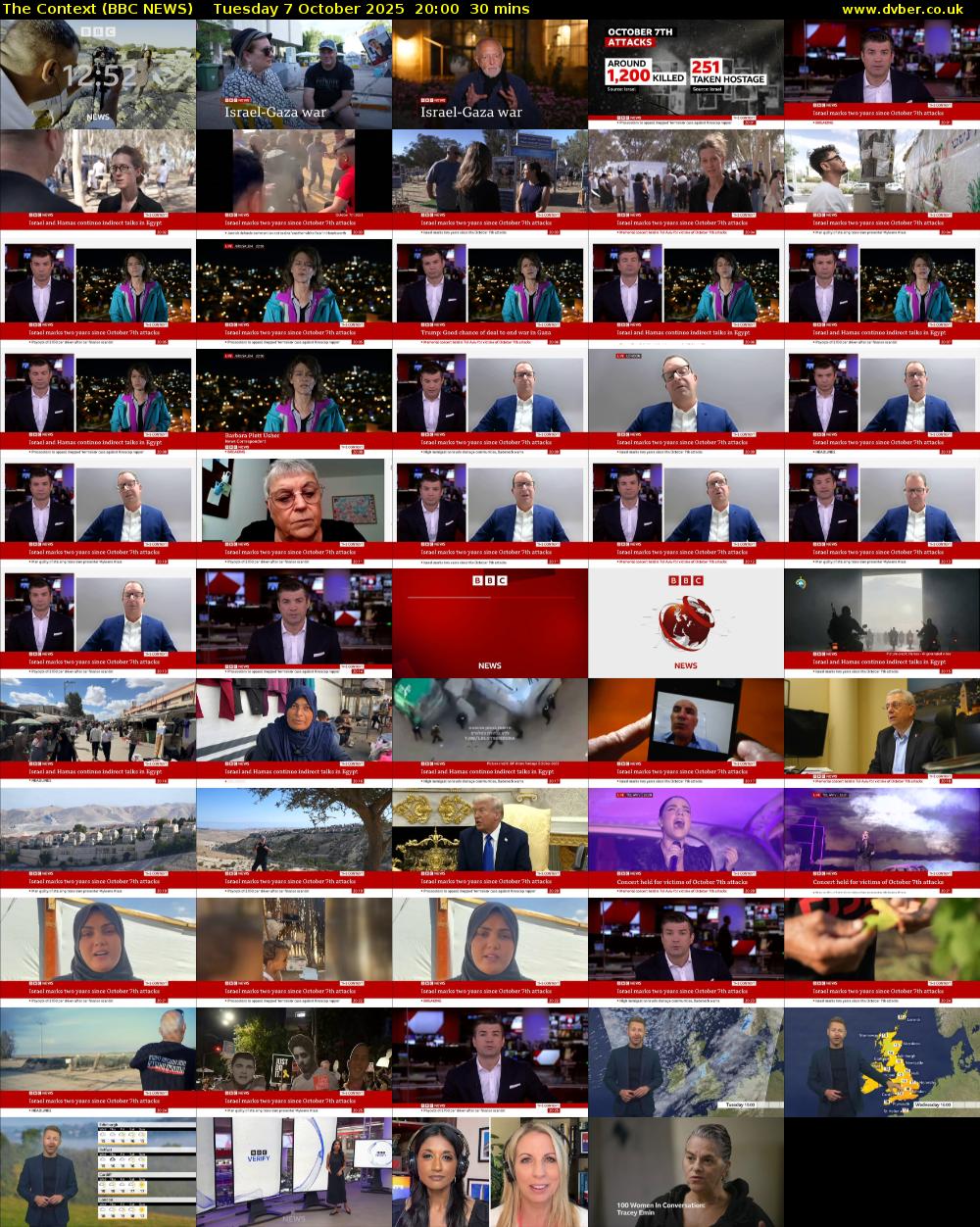 The Context (BBC NEWS) Tuesday 7 October 2025 20:00 - 20:30