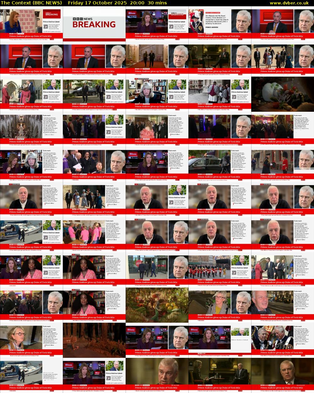 The Context (BBC NEWS) Friday 17 October 2025 20:00 - 20:30