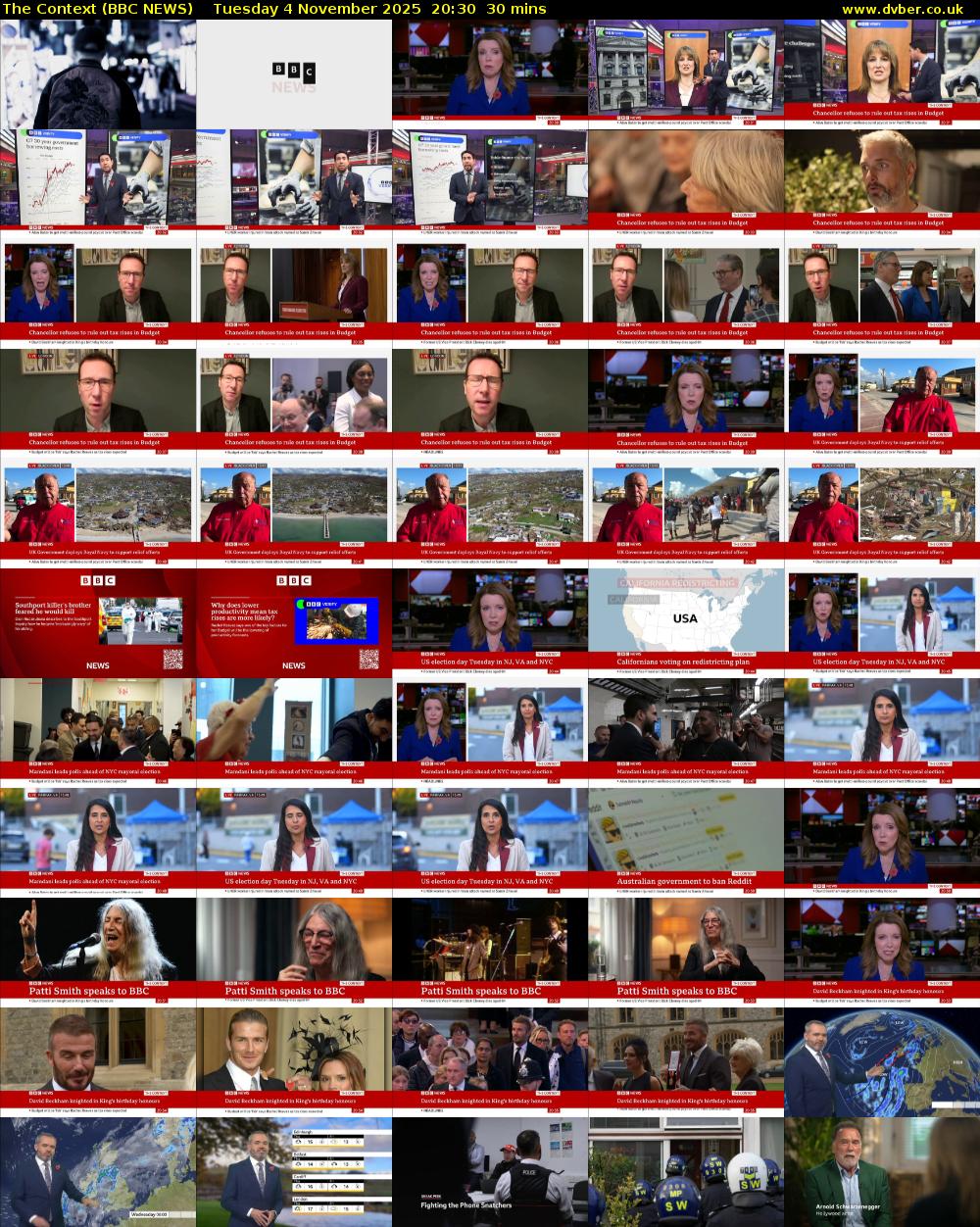 The Context (BBC NEWS) Tuesday 4 November 2025 20:30 - 21:00