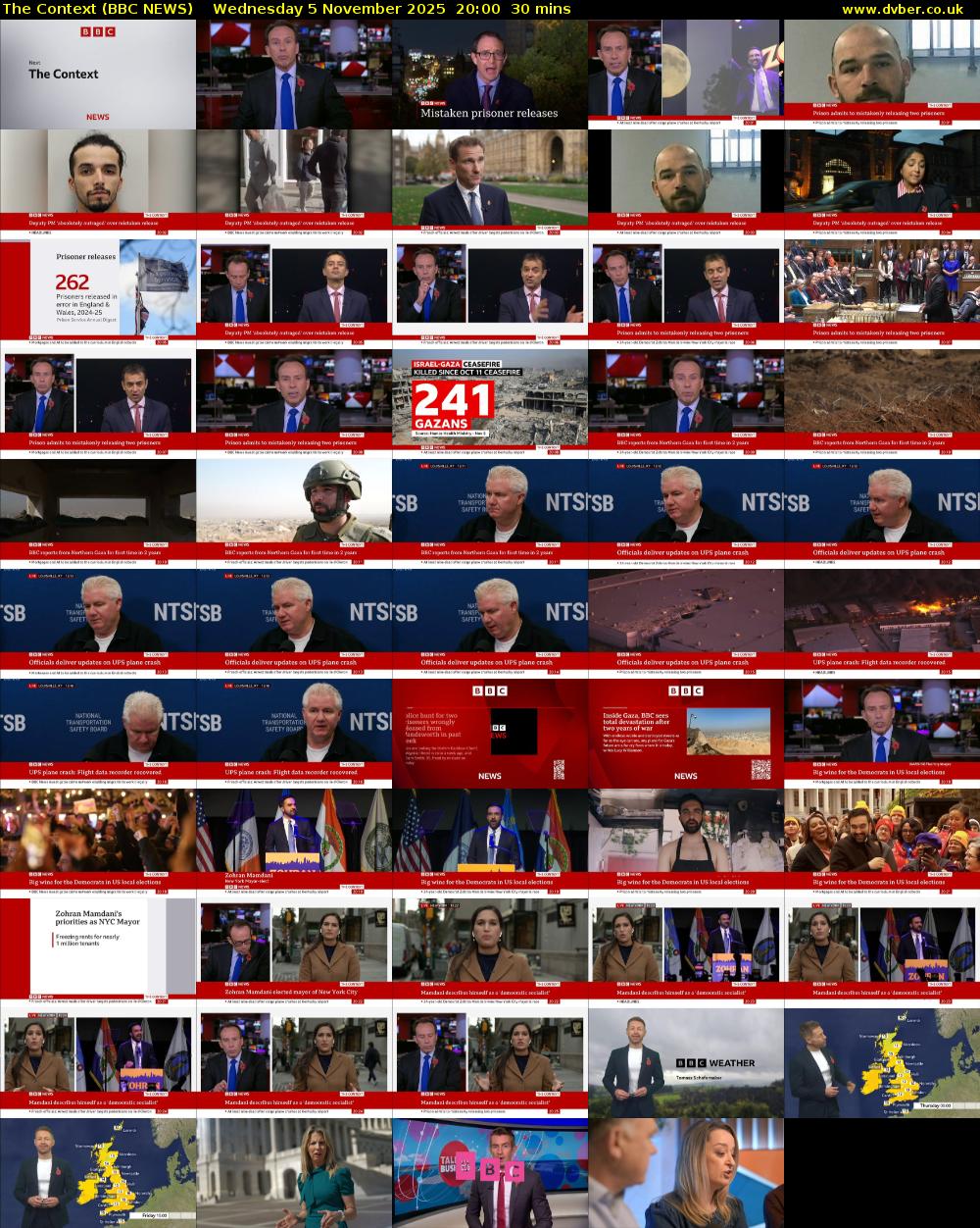 The Context (BBC NEWS) Wednesday 5 November 2025 20:00 - 20:30