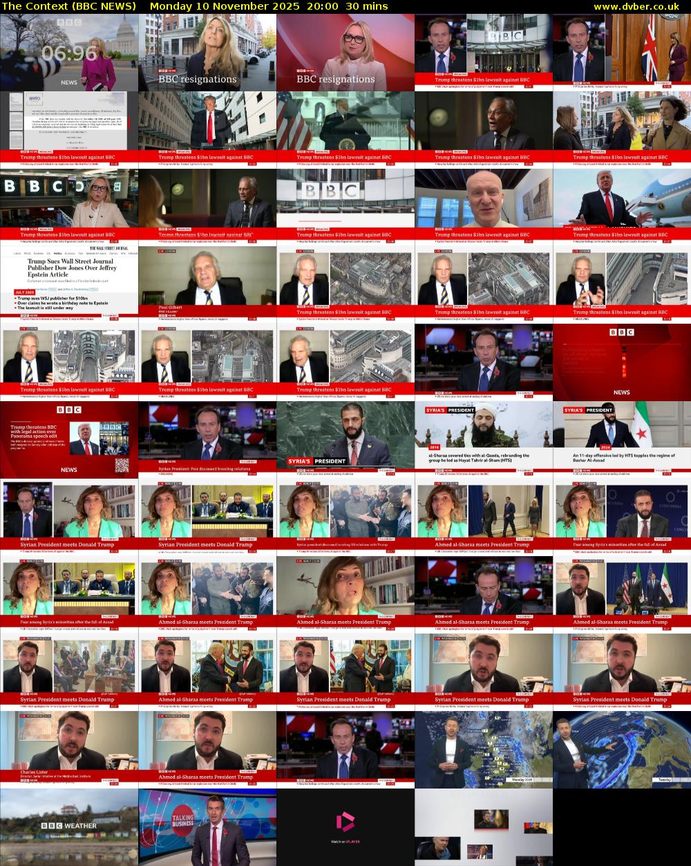 The Context (BBC NEWS) Monday 10 November 2025 20:00 - 20:30