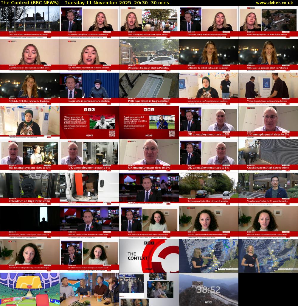 The Context (BBC NEWS) Tuesday 11 November 2025 20:30 - 21:00