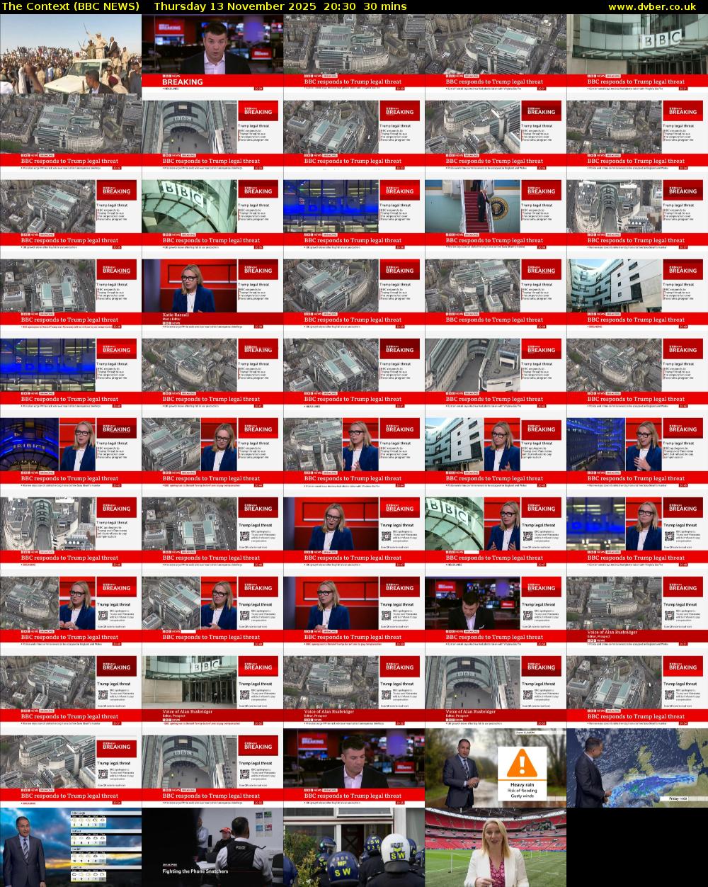 The Context (BBC NEWS) Thursday 13 November 2025 20:30 - 21:00