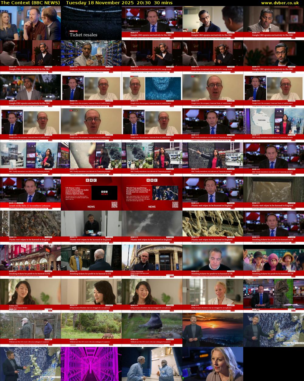 The Context (BBC NEWS) Tuesday 18 November 2025 20:30 - 21:00