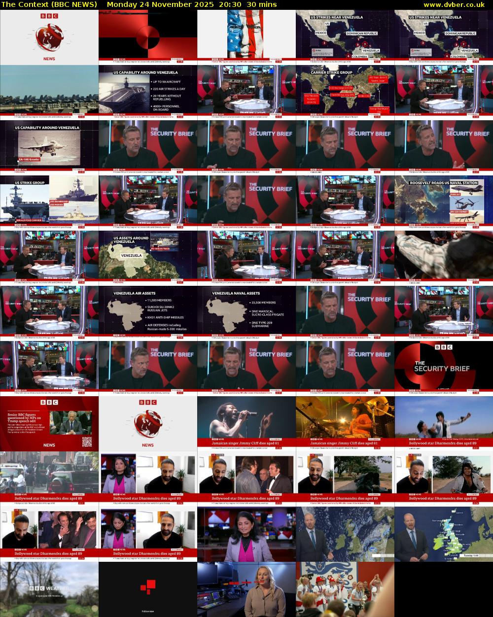 The Context (BBC NEWS) Monday 24 November 2025 20:30 - 21:00