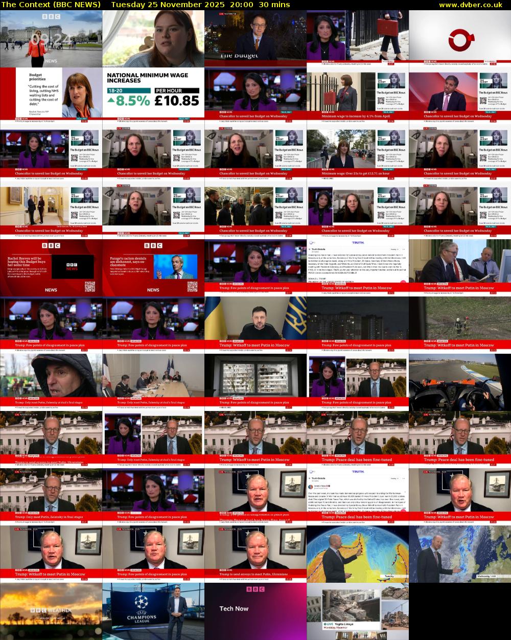 The Context (BBC NEWS) Tuesday 25 November 2025 20:00 - 20:30