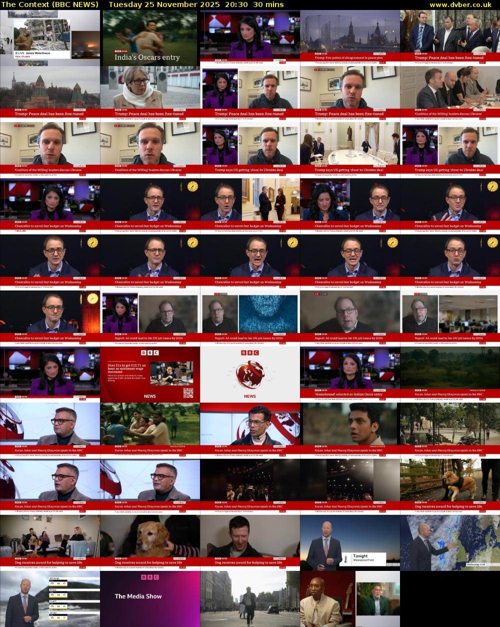 The Context (BBC NEWS) Tuesday 25 November 2025 20:30 - 21:00