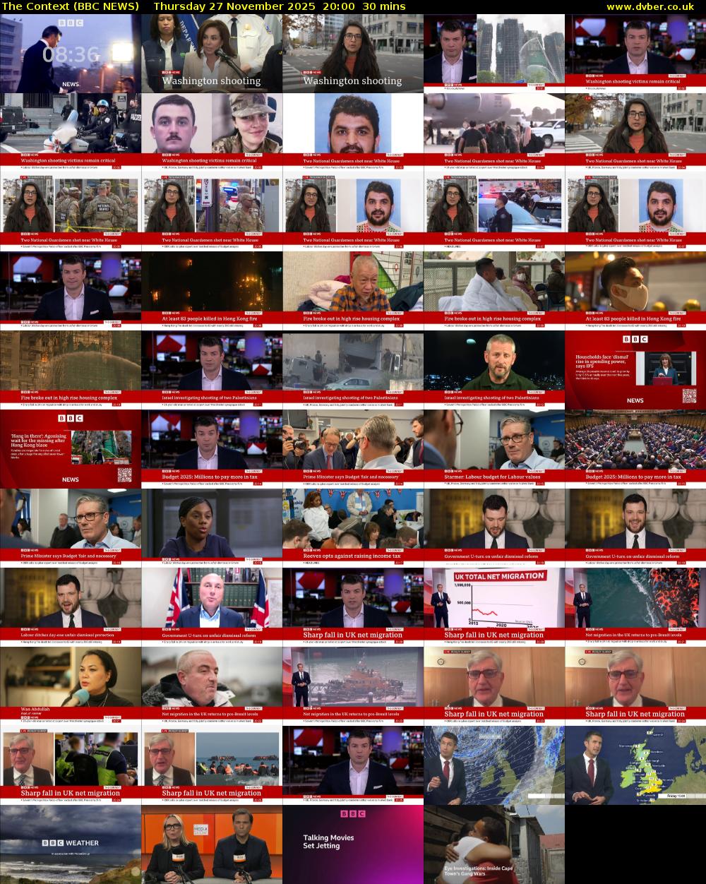 The Context (BBC NEWS) Thursday 27 November 2025 20:00 - 20:30
