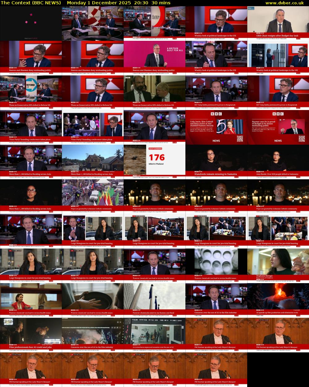 The Context (BBC NEWS) Monday 1 December 2025 20:30 - 21:00