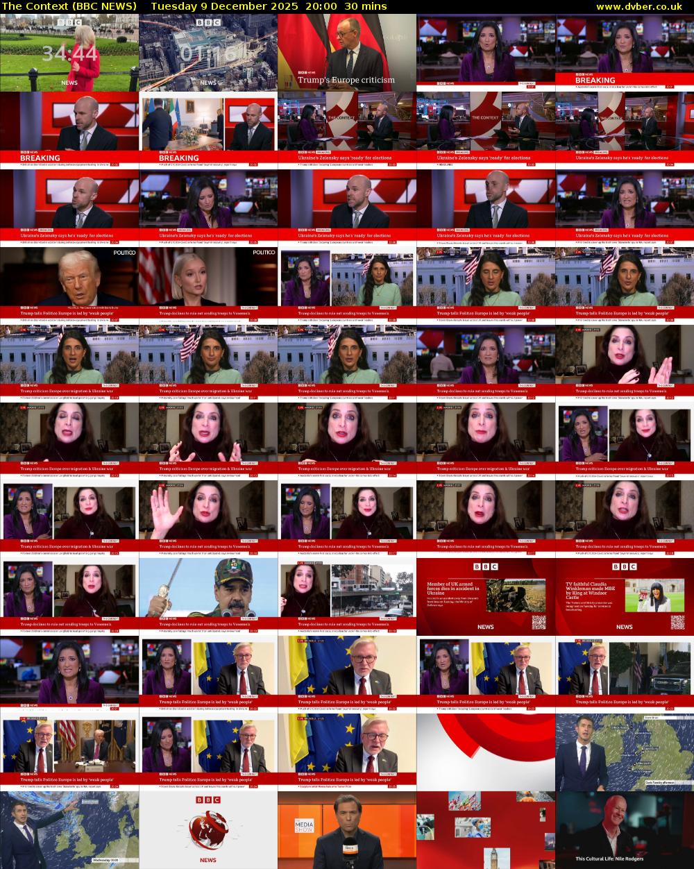 The Context (BBC NEWS) Tuesday 9 December 2025 20:00 - 20:30