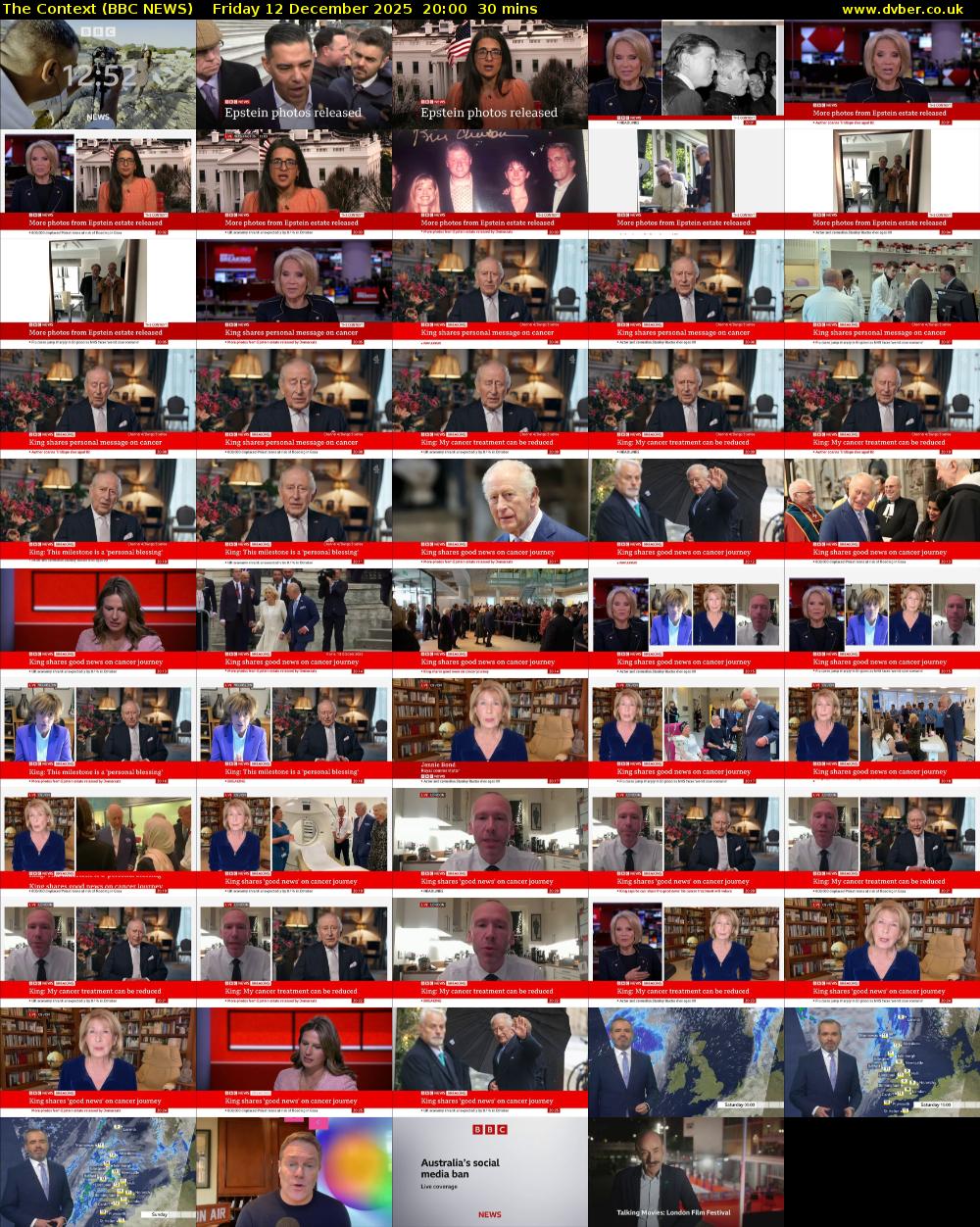 The Context (BBC NEWS) Friday 12 December 2025 20:00 - 20:30