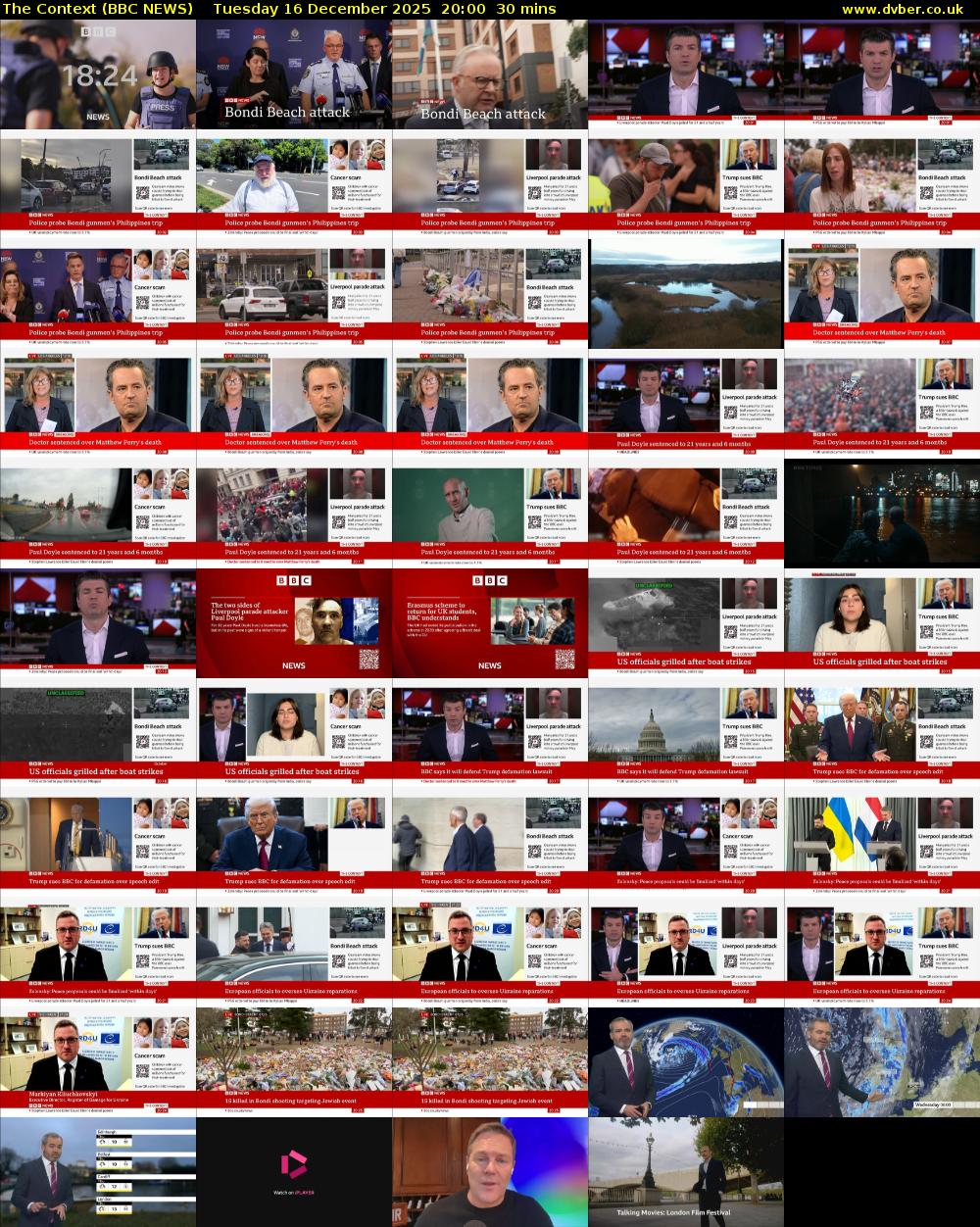 The Context (BBC NEWS) Tuesday 16 December 2025 20:00 - 20:30