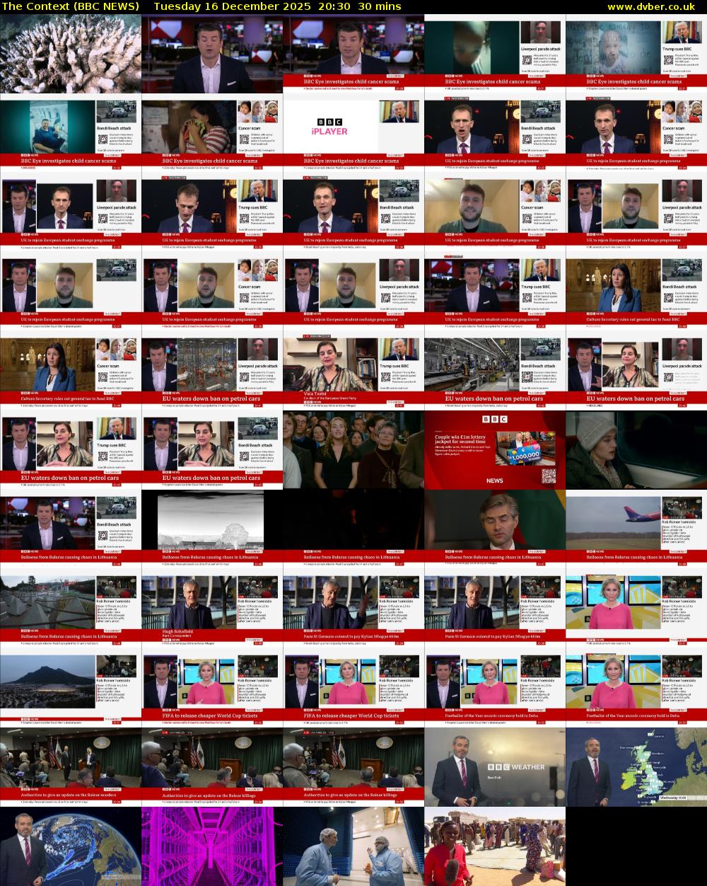 The Context (BBC NEWS) Tuesday 16 December 2025 20:30 - 21:00