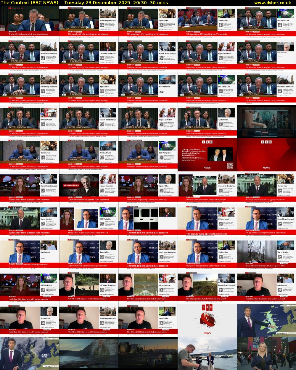 The Context (BBC NEWS) Tuesday 23 December 2025 20:30 - 21:00