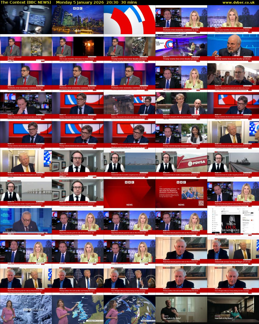 The Context (BBC NEWS) Monday 5 January 2026 20:30 - 21:00