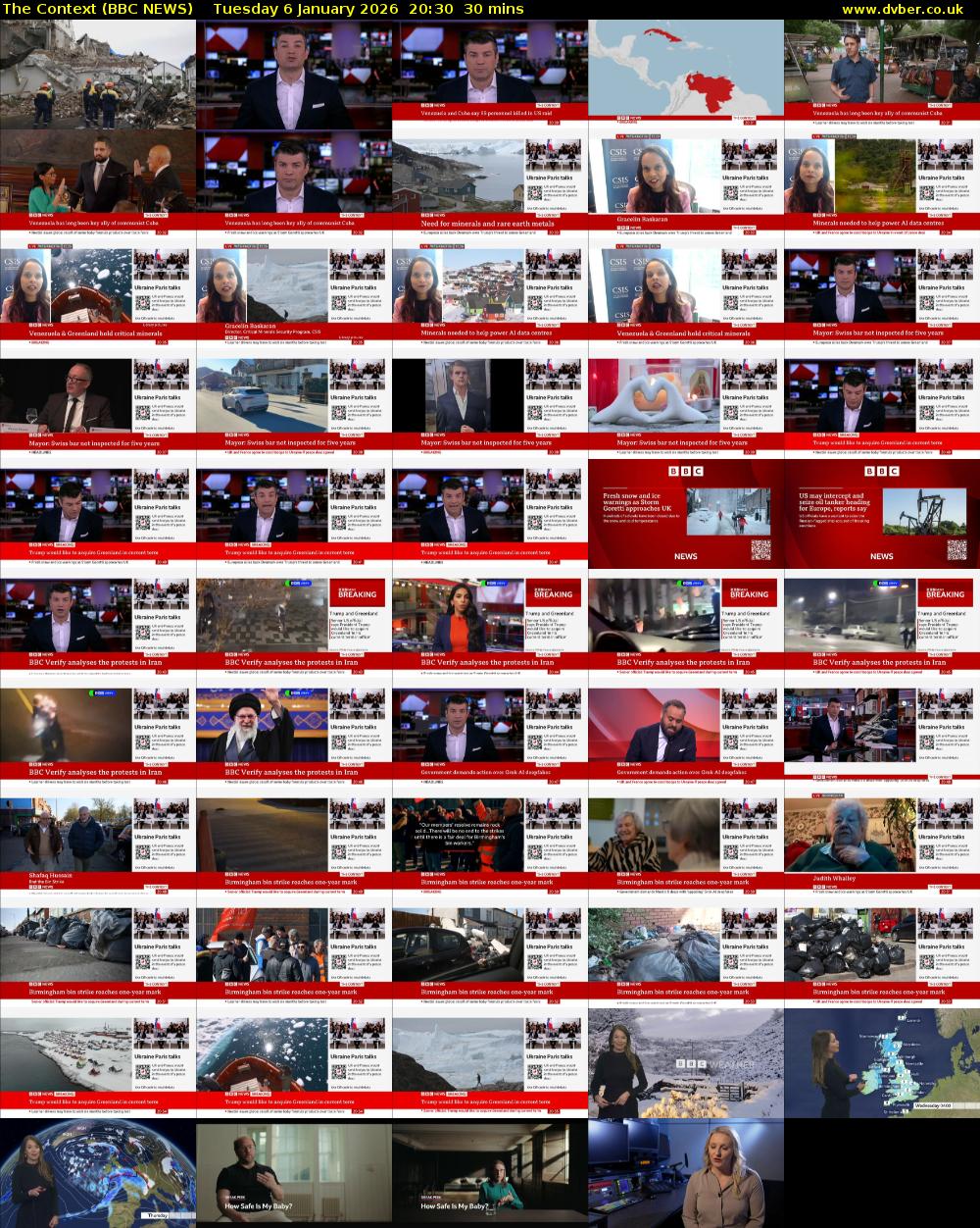 The Context (BBC NEWS) Tuesday 6 January 2026 20:30 - 21:00