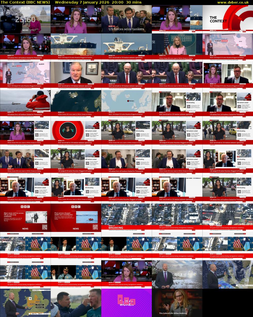 The Context (BBC NEWS) Wednesday 7 January 2026 20:00 - 20:30