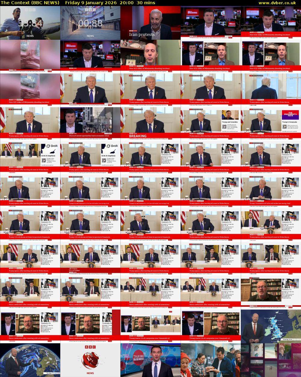 The Context (BBC NEWS) Friday 9 January 2026 20:00 - 20:30