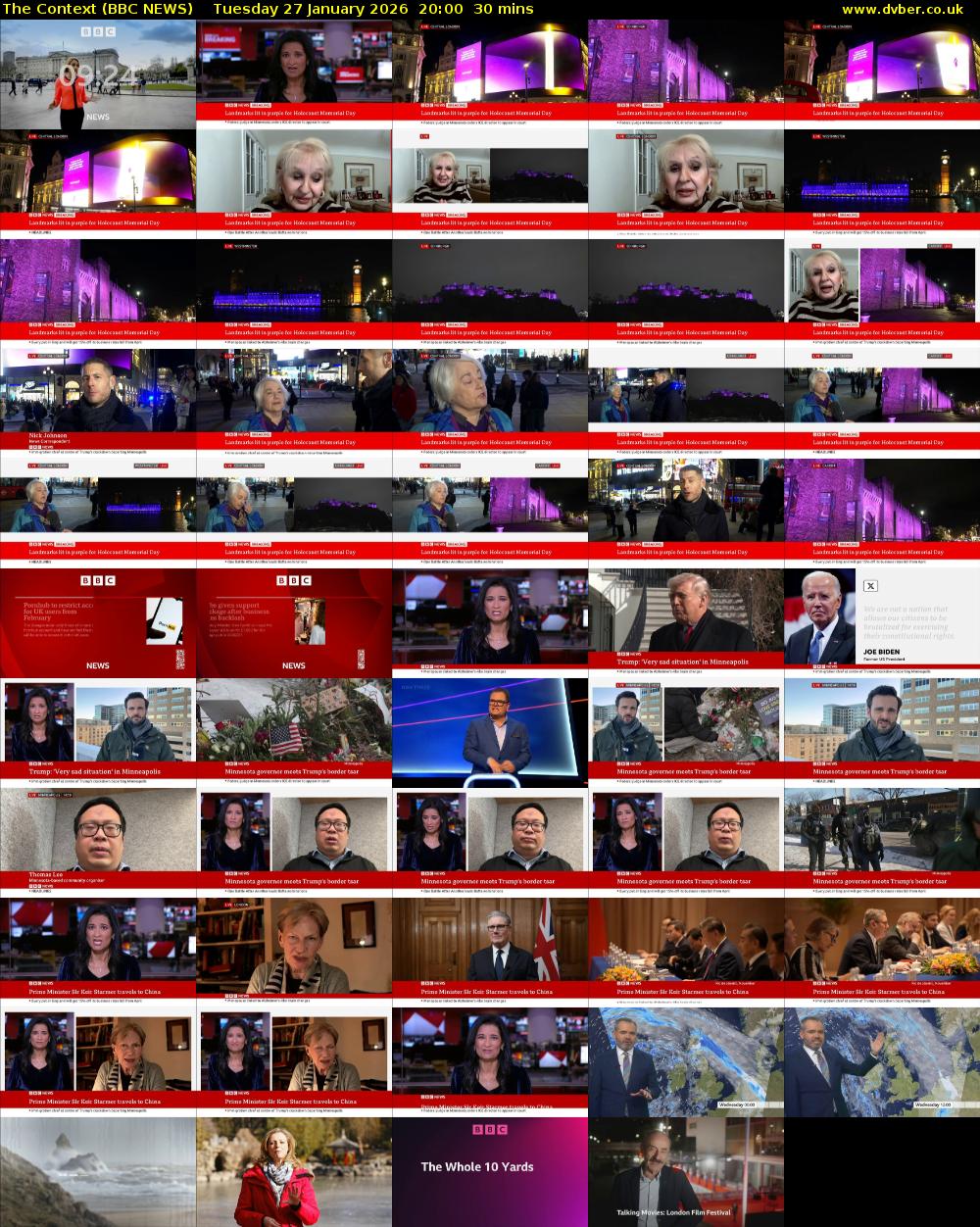 The Context (BBC NEWS) Tuesday 27 January 2026 20:00 - 20:30