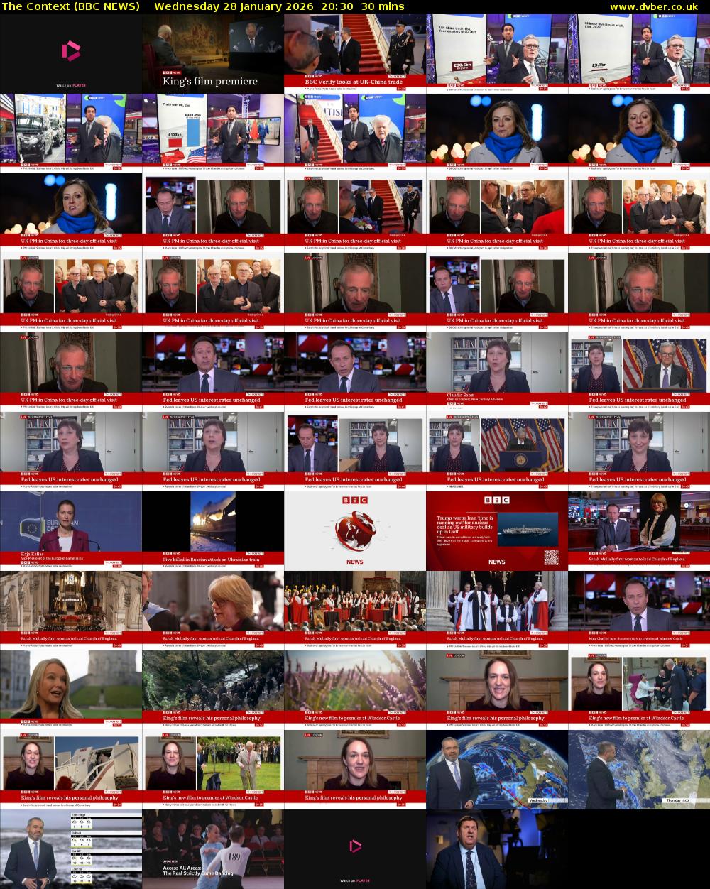 The Context (BBC NEWS) Wednesday 28 January 2026 20:30 - 21:00