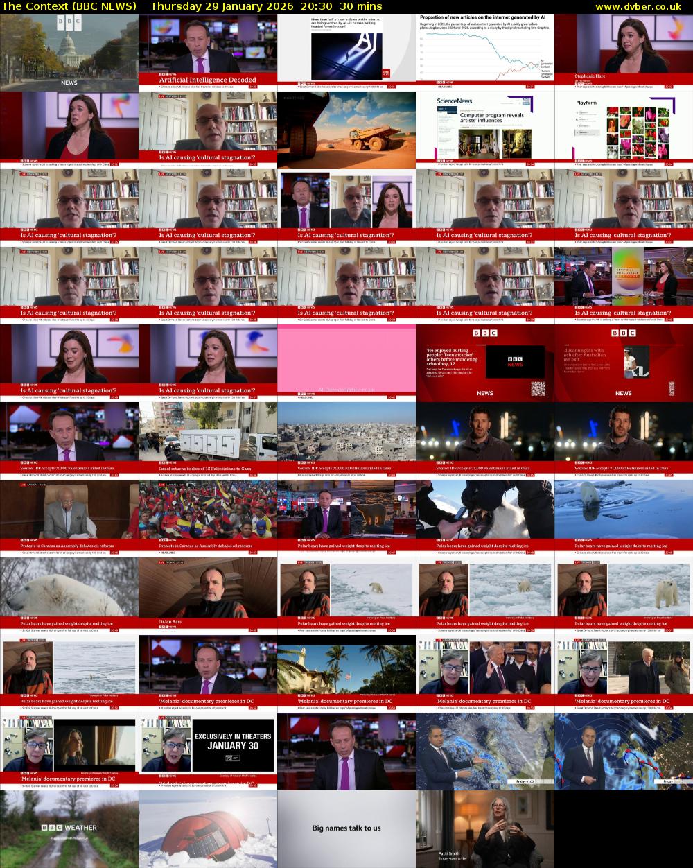 The Context (BBC NEWS) Thursday 29 January 2026 20:30 - 21:00