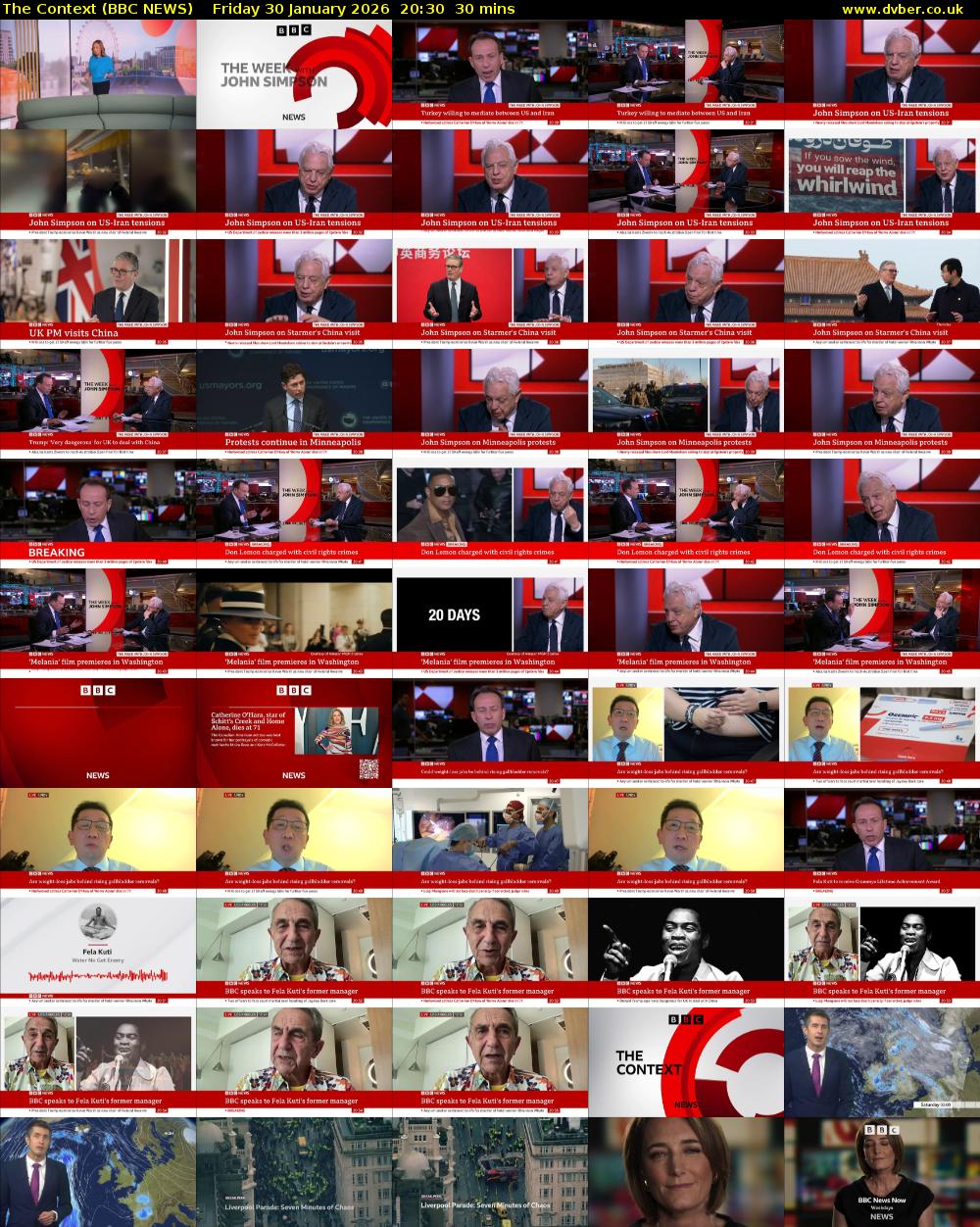 The Context (BBC NEWS) Friday 30 January 2026 20:30 - 21:00
