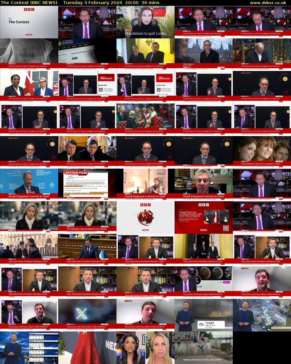 The Context (BBC NEWS) Tuesday 3 February 2026 20:00 - 20:30