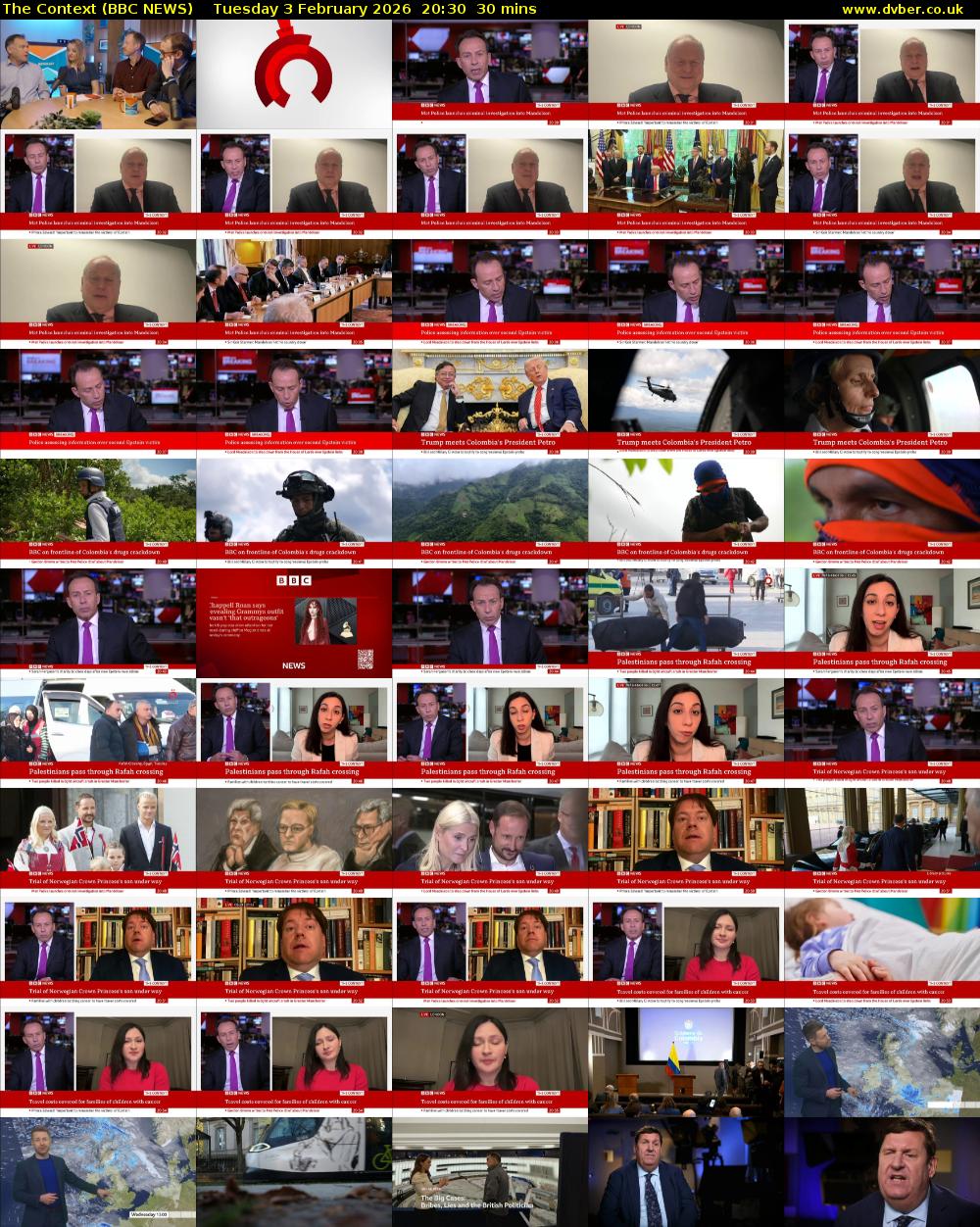 The Context (BBC NEWS) Tuesday 3 February 2026 20:30 - 21:00