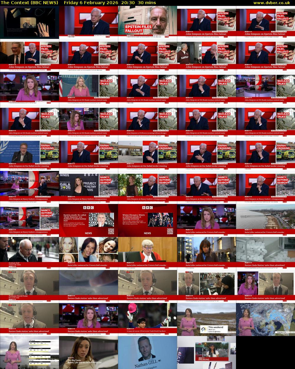 The Context (BBC NEWS) Friday 6 February 2026 20:30 - 21:00