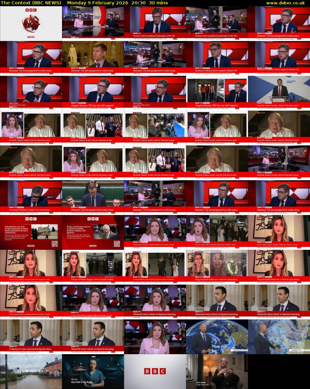 The Context (BBC NEWS) Monday 9 February 2026 20:30 - 21:00