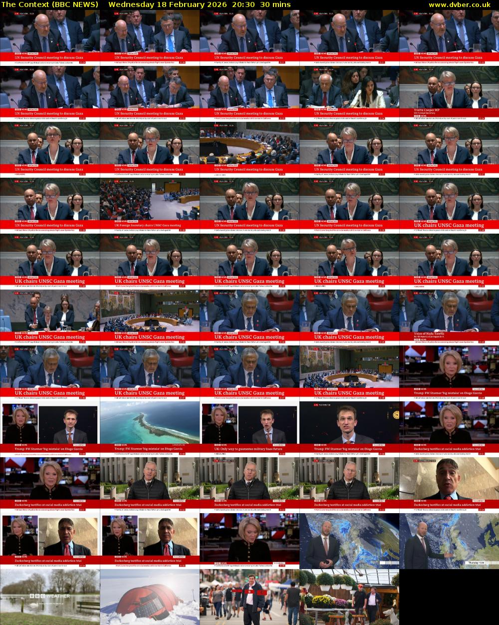 The Context (BBC NEWS) Wednesday 18 February 2026 20:30 - 21:00