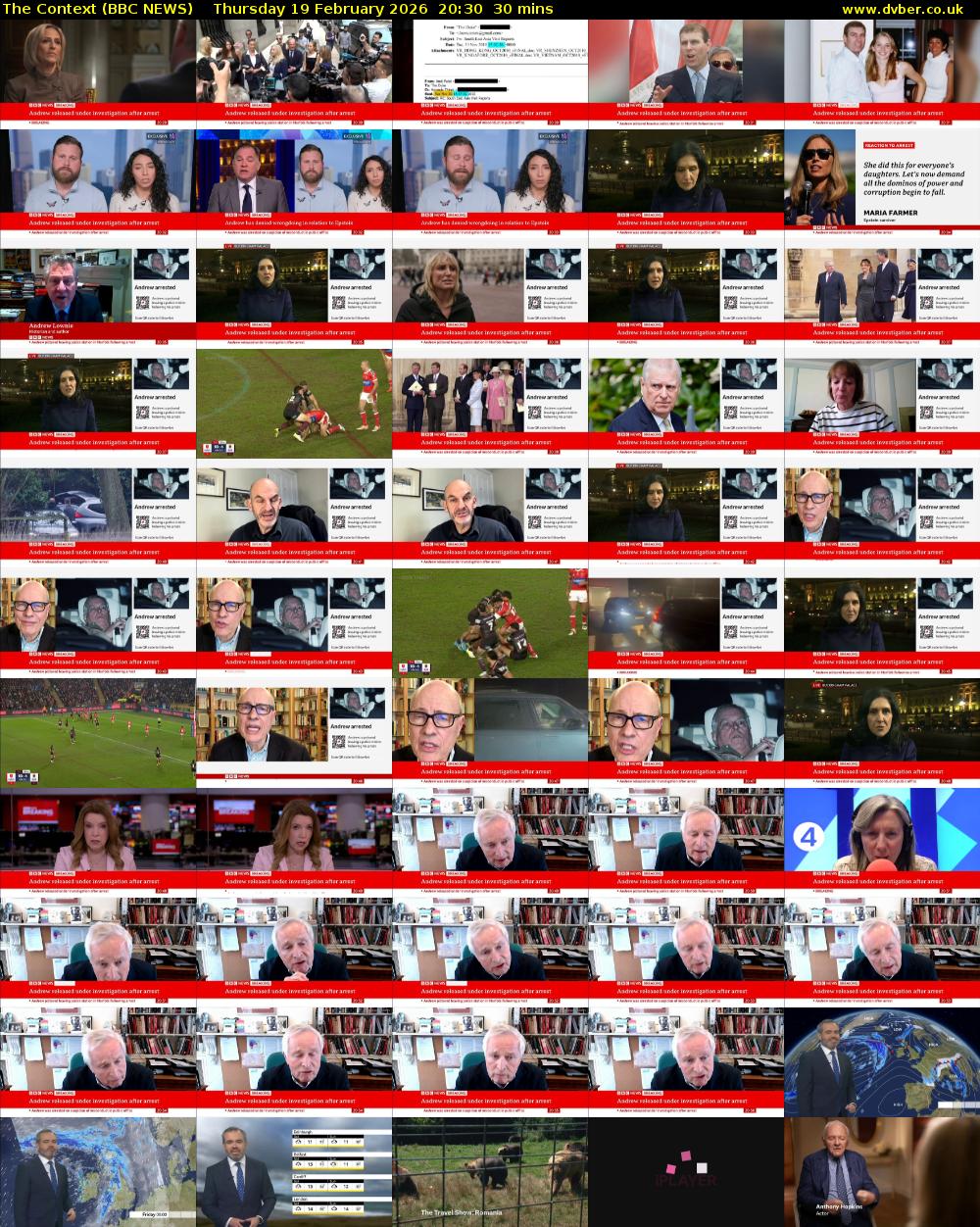 The Context (BBC NEWS) Thursday 19 February 2026 20:30 - 21:00
